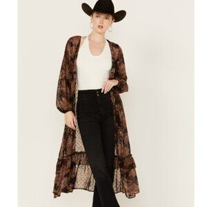 Country Western Paisley Duster